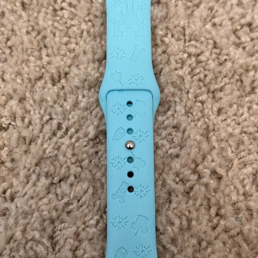 Fan Made Disneyland Castle and Snacks Watch Band 42/44/45 Watch Size Small